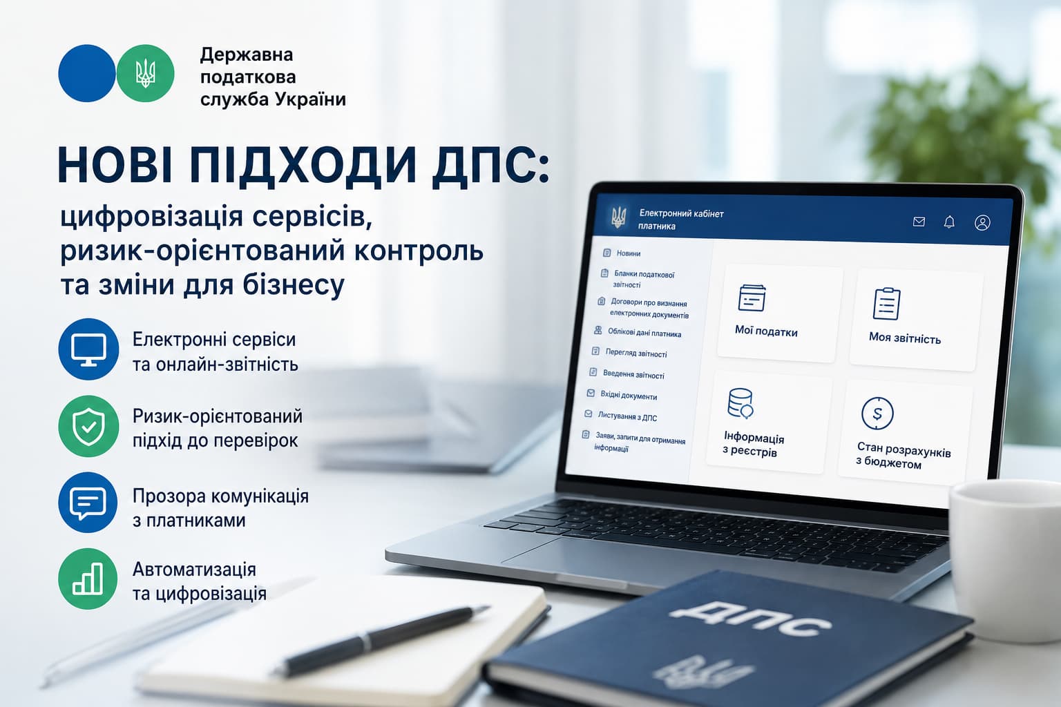 Інфографіка нових підходів ДПС